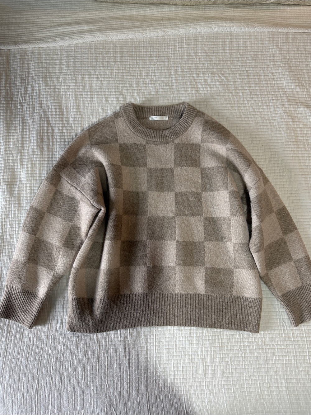Oak and Fort Checker Sweater